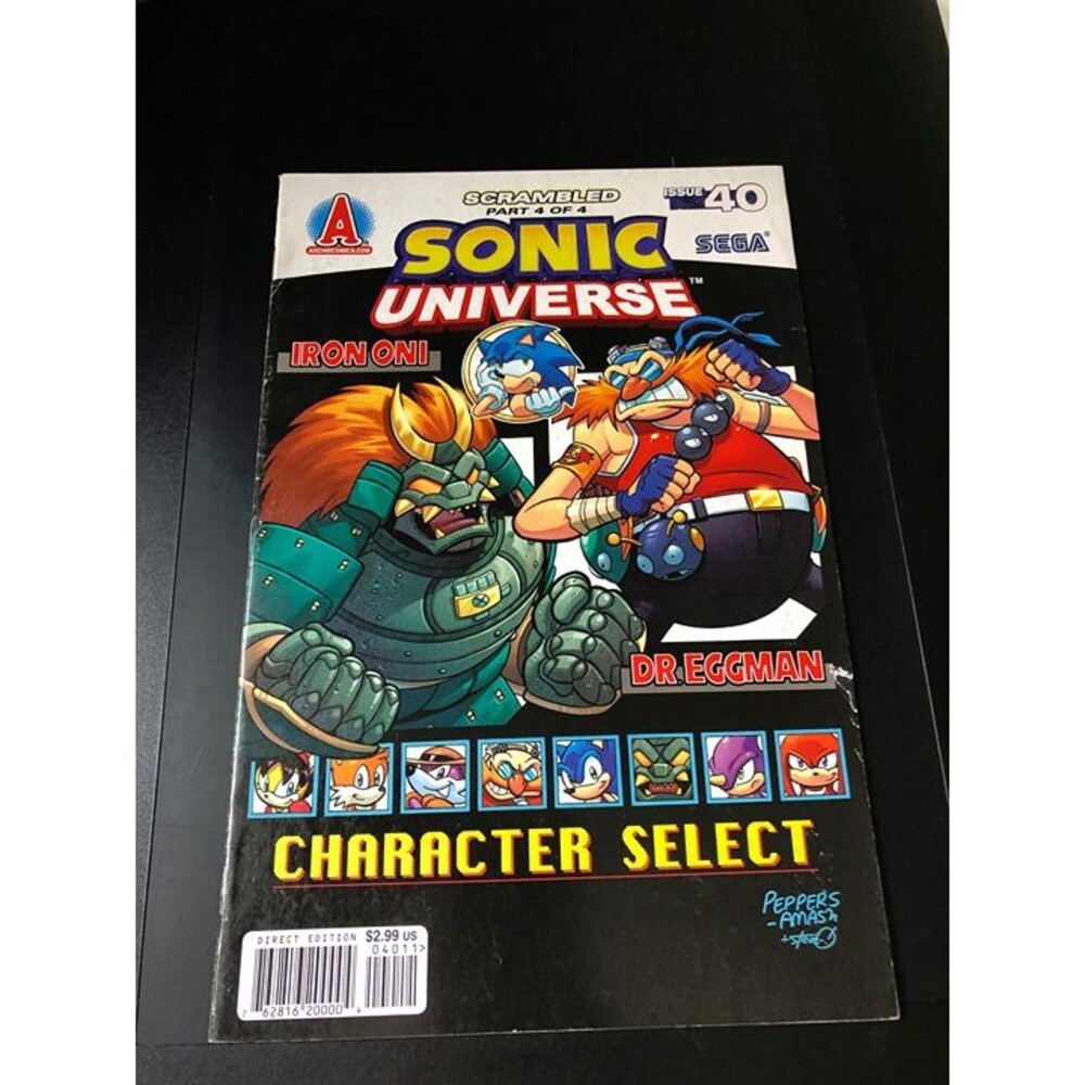 SONIC UNIVERSE#40 HEDGEHOG SCRAMBLED PT 4 DR EGGMAN-2012 ARCHIE COMICS